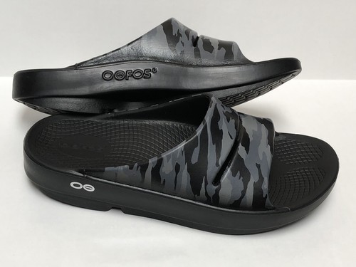 サンダル OOFOS OOAHH SPORT BLACK CAMO Elegant sports black camo 50029 OOFOS OOAHH SPORT UNISEX PROJECT PINK/BLACK CAMO SLIDE ON