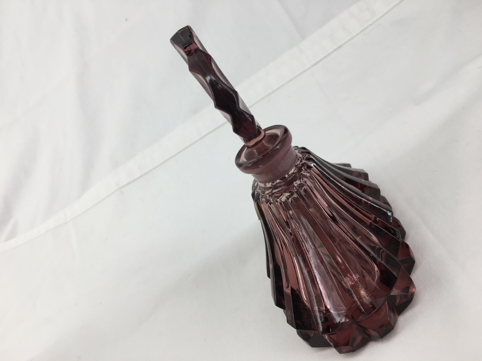 Antique Purple Glass Perfume Bottle