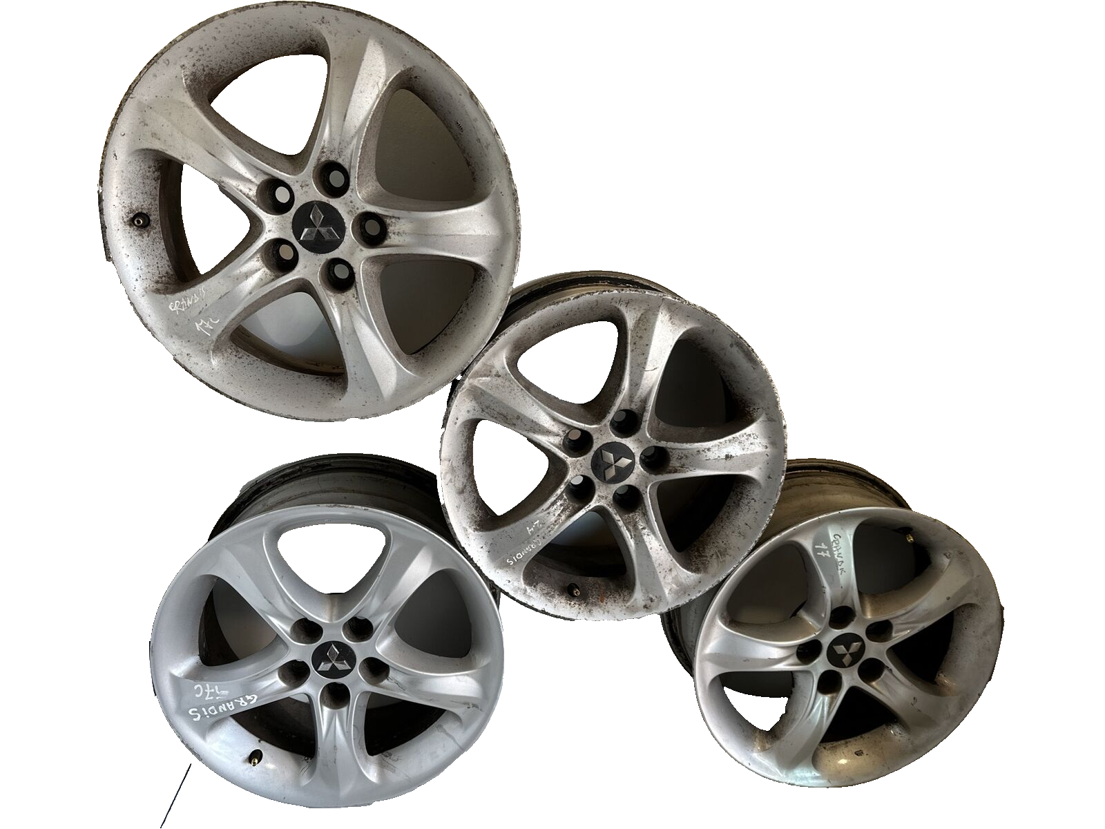 Mitsubishi Grandis-Räder Leichtmetallfelge 5 Speichen 7 X 17