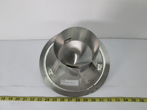 New NOS Reliance Mfg Corp 4" Stainless Steel Drawband China Cap RM4DC Stove Cap