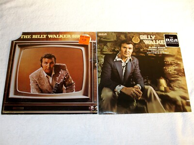 (2) SEALED LP's - Billy Walker ''Billy Walker Show'', ''Alone Again'' 1970's Country