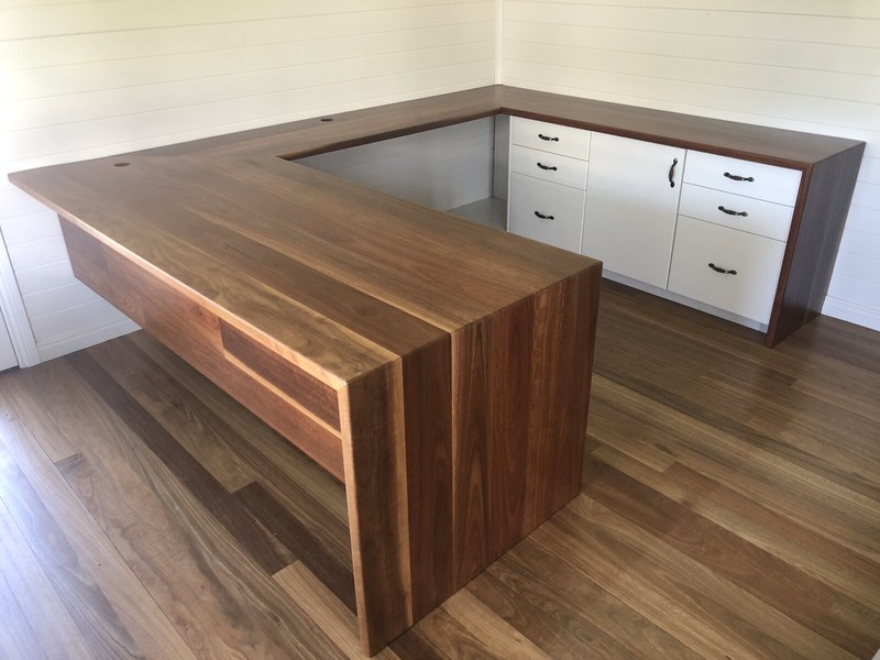 Custom Spotted Gum Office Workstation Desks Gumtree Australia