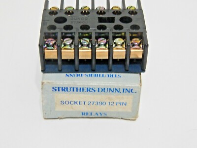 27390 12 PIN STRUTHERS-DUNN SOCKET RELAY