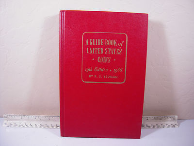 1966 COIN DATA!  R.S. Yeoman Red Book, 1966, NEW, 19th Edition, NEW, Never Used