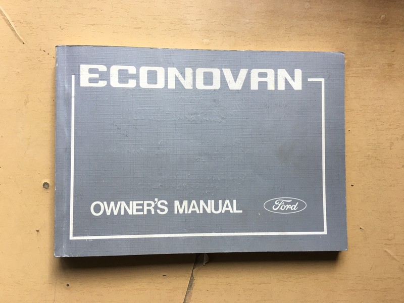 Ford Econovan Service Manual