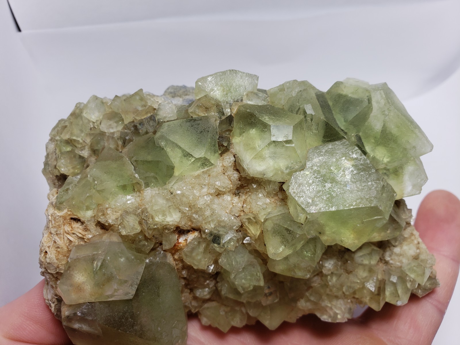1060g NEW Find Green Fluorite Crystal Mineral GEM GRADE Specimen Ontario,Canada