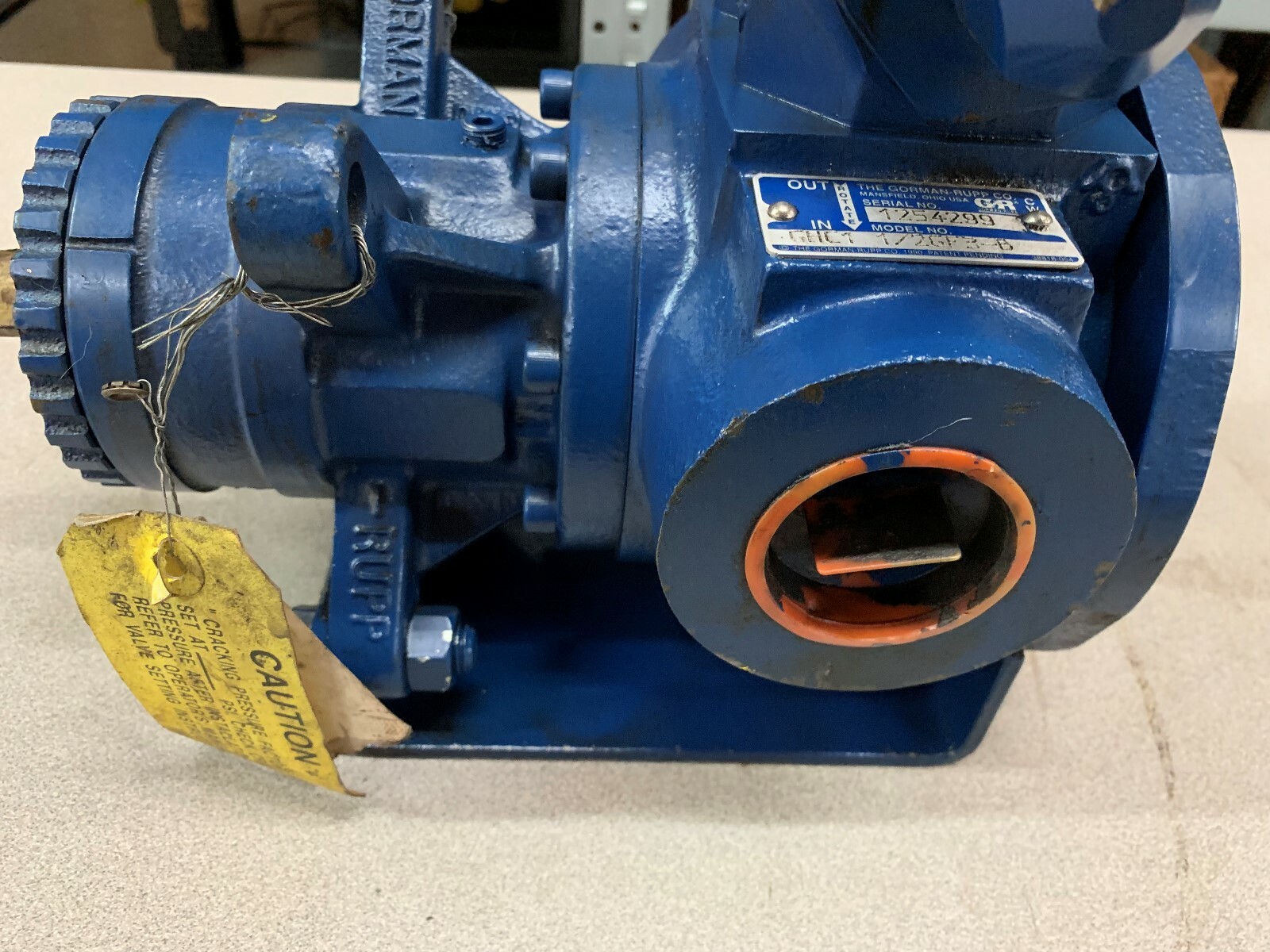 NEW NO BOX GORMAN-RUPP PUMP GHC1 1/2GF3-B