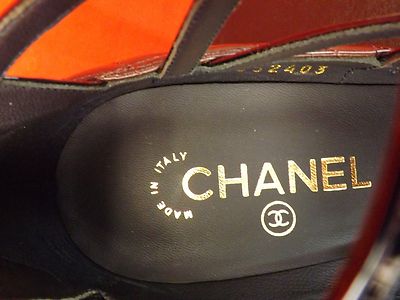 Pre-owned Chanel Burgundy Navy Quilted Leather Cc Logo Buckles Cage Pumps 40.5 $1050 In Red