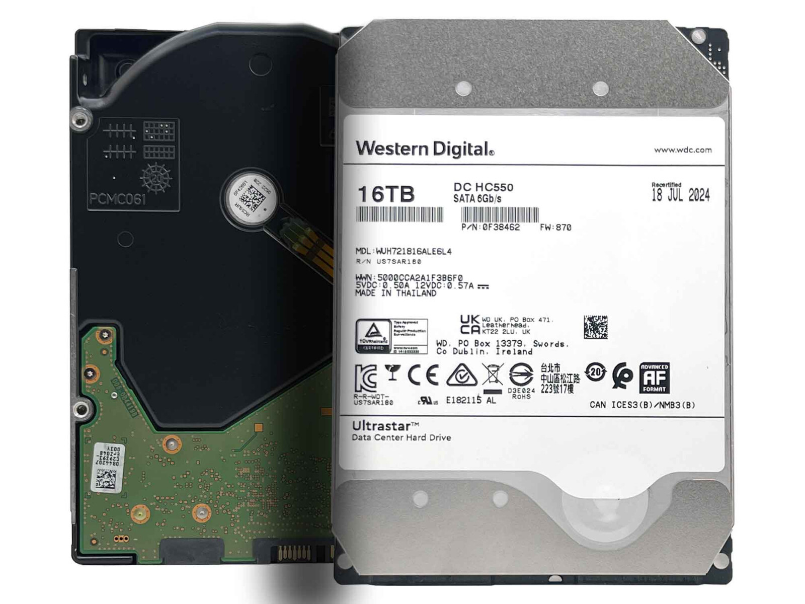 新品　HDD ultrastar WUH721816ALE6L4/JP 16TB Western Digital WUH721816ALE6L4 Hard Drive 16TB SATA