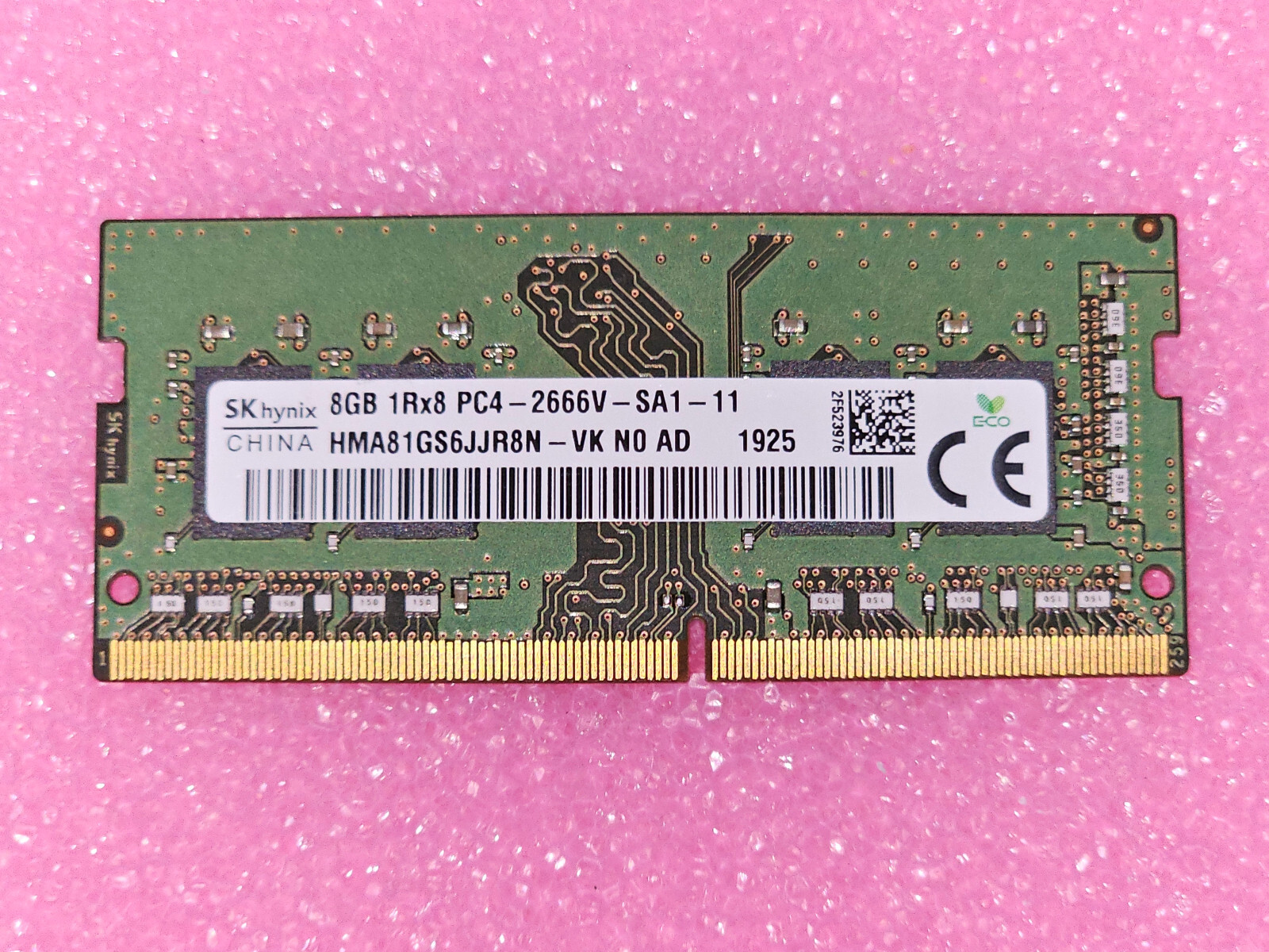 【正規品】★ジン★メモリーズ Hynix 8GB PC4-21300 DDR4-2666MHz 260-Pin SODIMM 1.2V Single