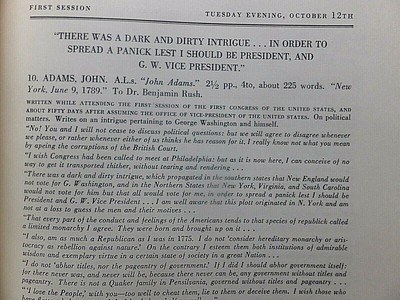 Alexander Biddle Papers. 1943 American Autograph Auction Catalog. Parke-Bernet.