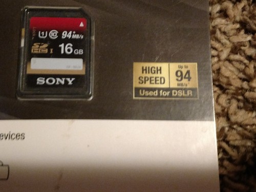 Sony 16 GB  SDHC Memory Card Class 10 SF-16UX/TQN Up to 94 MB/s