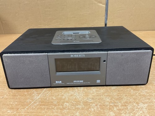 Roberts Sound 66 DAB FM RDS Digital Radio Portable Alarm Clock Battery Mains