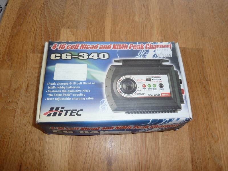 Hitec Chargeur Delta Peak Cg-340.  12 Volt D/C. 4 A 16 Ã©LÃ©Mnts Nicad Et Nimh
