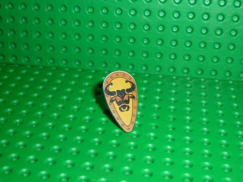 Bouclier Lego Castle Shield With Bull Head 2586p4g / Set 6096 6091 6098 4818 ...
