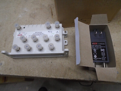 New PCT-VC-9U CATV RF Antenna Amplified 9-Way Distribution Splitter with Power