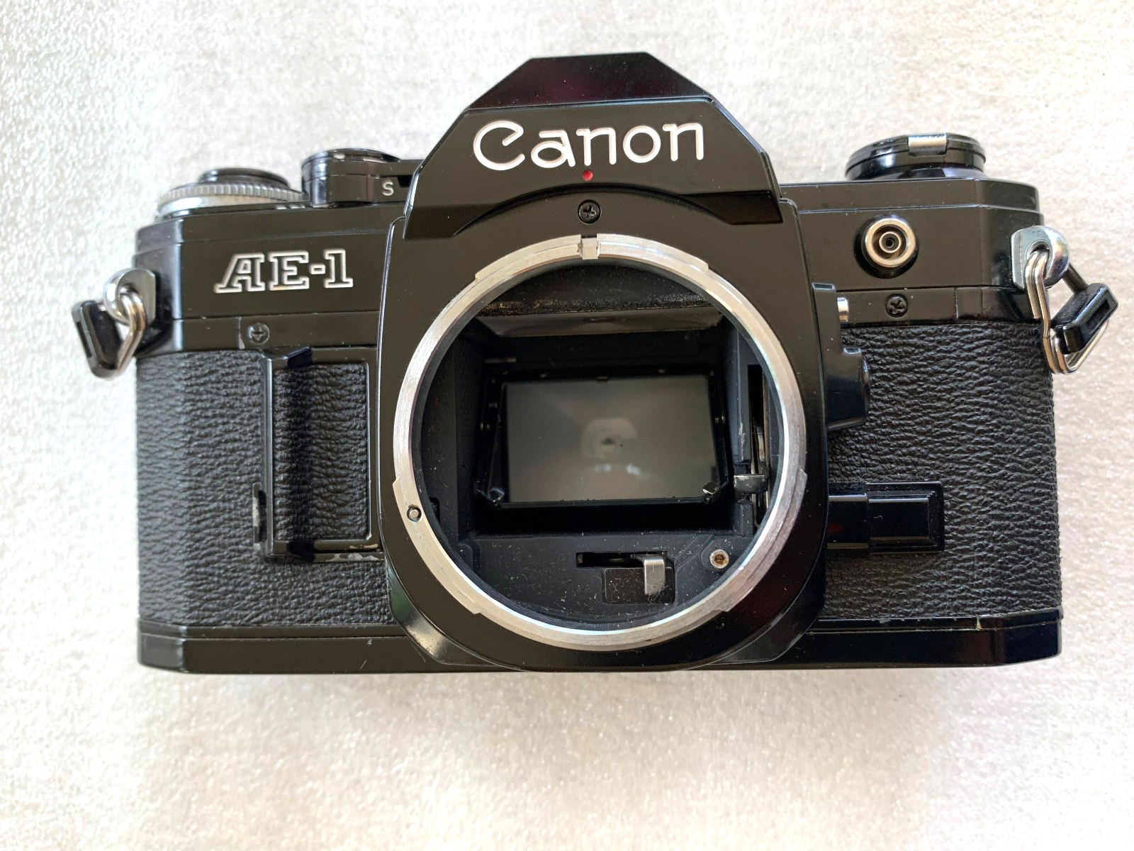 フィルムカメラ Canon AE-1 Program Black 35mm SLR Body Canon AE-1 Black 35mm SLR Film Camera Body Only-Tested and working
