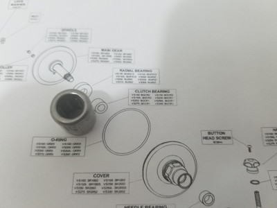 ORR5 One Oring Side Cover ORR2 VS100-300 Van Staal Part O-RING ORR9 VSX