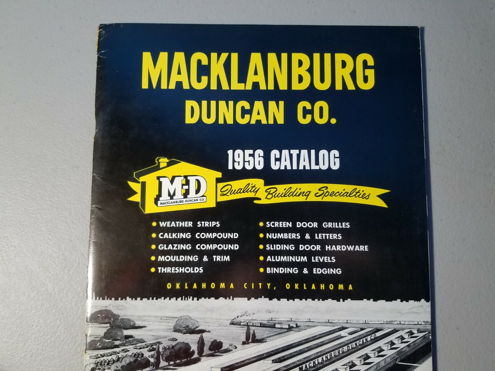 1956 Macklanburg Duncan Co Catalog Building Supplies Hardware Moulding Trim