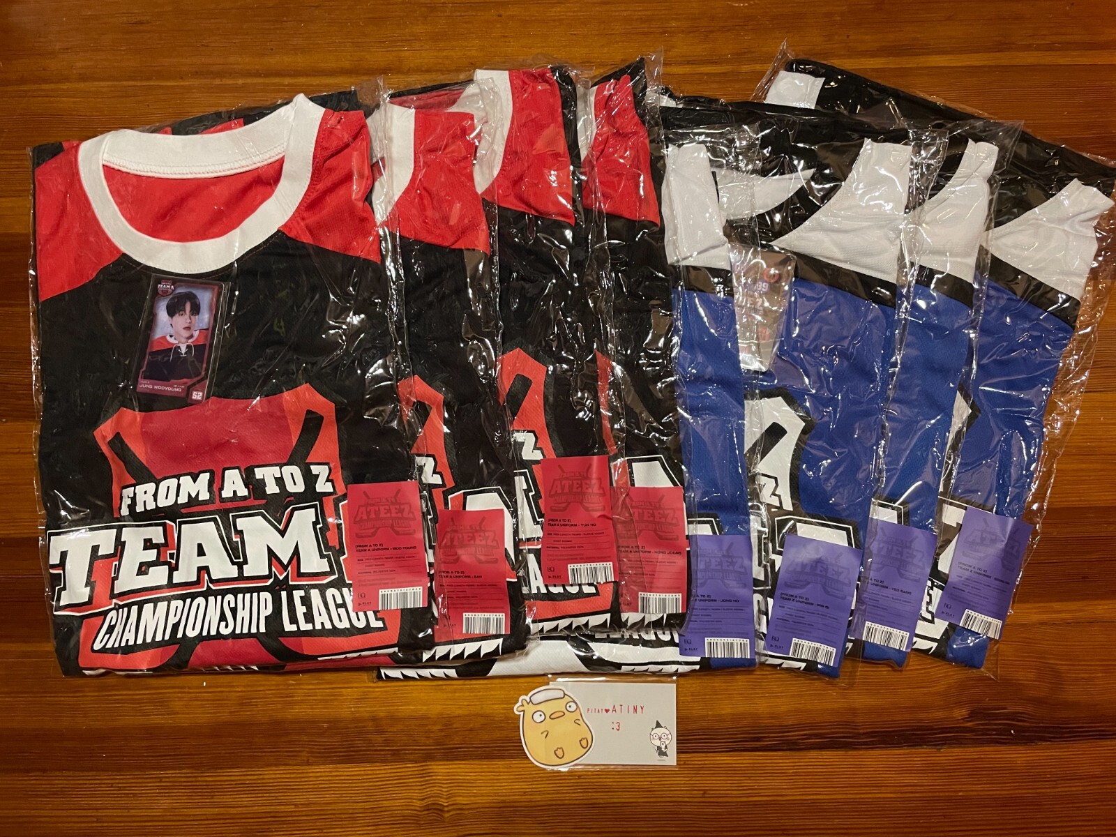 ATEEZ TOKTOQ ペンミ ホッケーユニフォーム ウヨン ATEEZ TOKTOQ