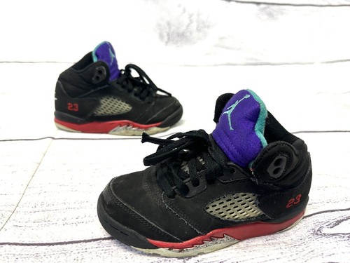 Nike Air Jordan V 5 Retro Top 3 Fire Red Metallic Grape
