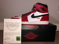 michael jordan signed shoes