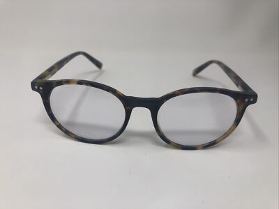 EYE BOBS EYEGLASSES FRAME CASE CLOSED 2419 19 49-18 TORTOISE ROUND MQ56