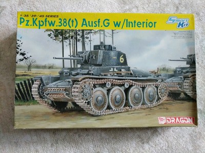 Dragon Model Smart Kit 6290 Pz.Kpfw.38t Ausf.G with Interior 1:35 Scale