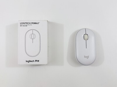 Logitech Pebble M350 Wireless Mouse Bluetooth 2.4GHz Receiver Silent Slim PC/Mac