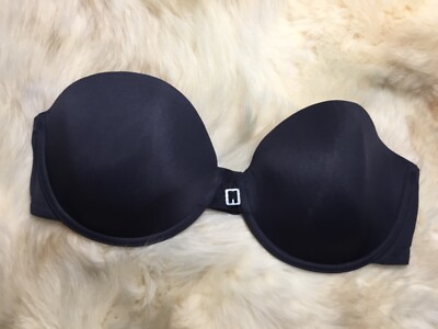 sloggi  padded underwired  Bra size sioggi it  3b us 34b eu 75b black strapless 