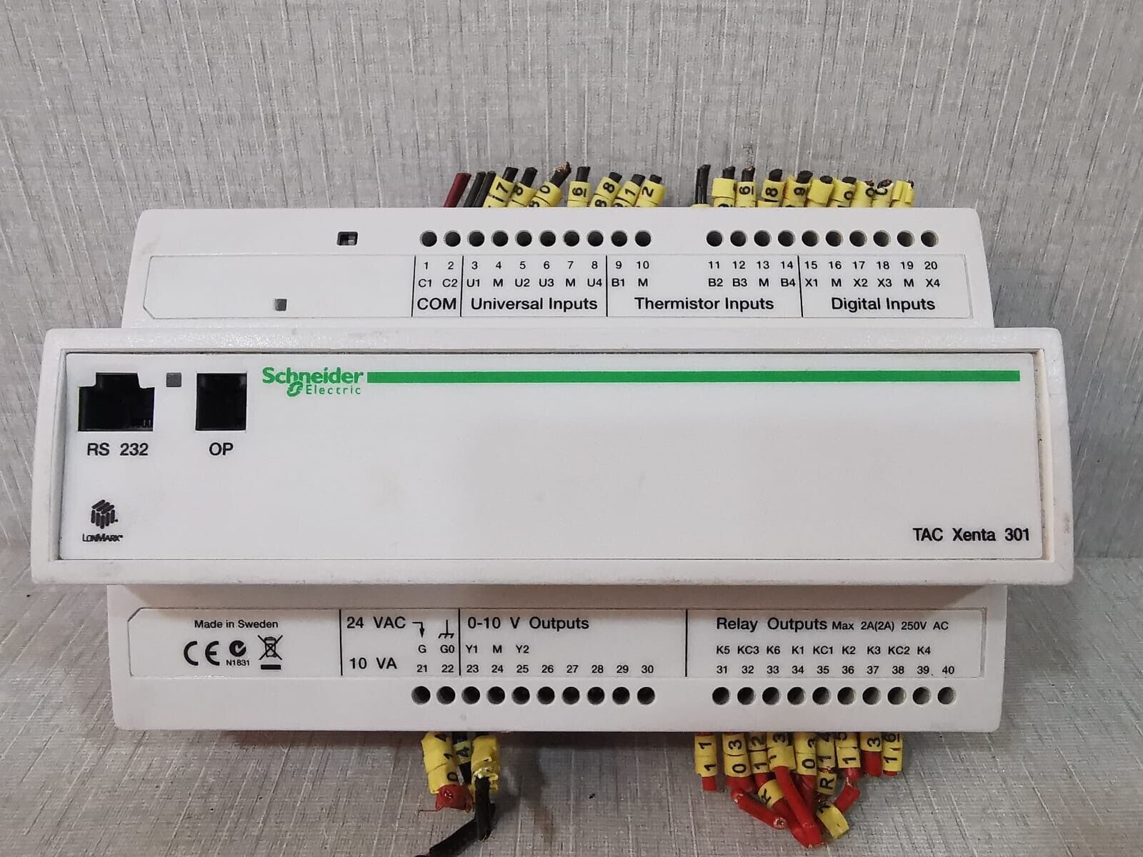 Schneider Electric TAC Xenta 301 Programmable Controller | eBay Schneider Electric TAC Xenta 301 Programmable Controller | eBay