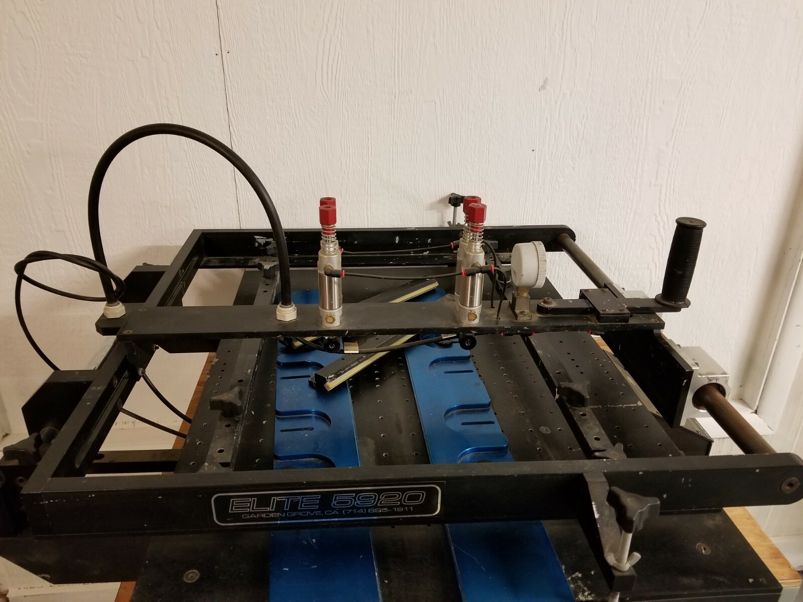 Elite 5920 Screen Printer Solder Mask Paste Squeegee Frame Manual E-5920