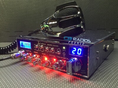 Cobra 29 LTD Chrome-RED NITRO LED LIGHT RINGS+PERFORMANCE TUNED+RECEIVE ENHANCE