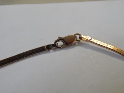 Vintage Sterling Silver 925 Gold Plated Slide Pendant Crystal Necklace