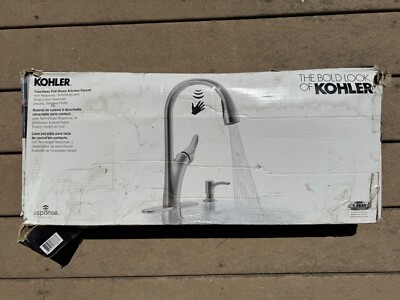 Kohler Touchless Pull-Down Kitchen Faucet with Soap Dispenser & Response Tech