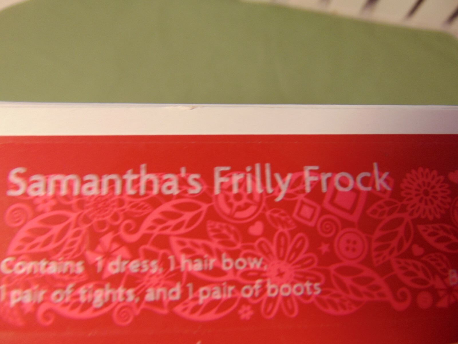 American Girl Retired Samantha Frilly Frock Outfit NIB gr8 Gift