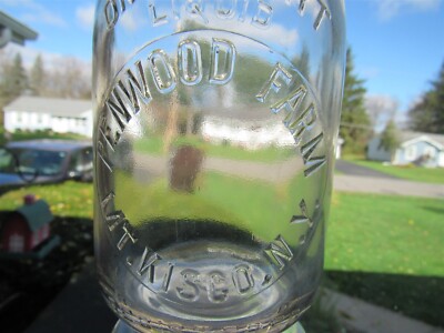 TREQ Milk Bottle Penwood Farm Dairy Mount Mt Kisco NY WESTCHESTER COUNTY