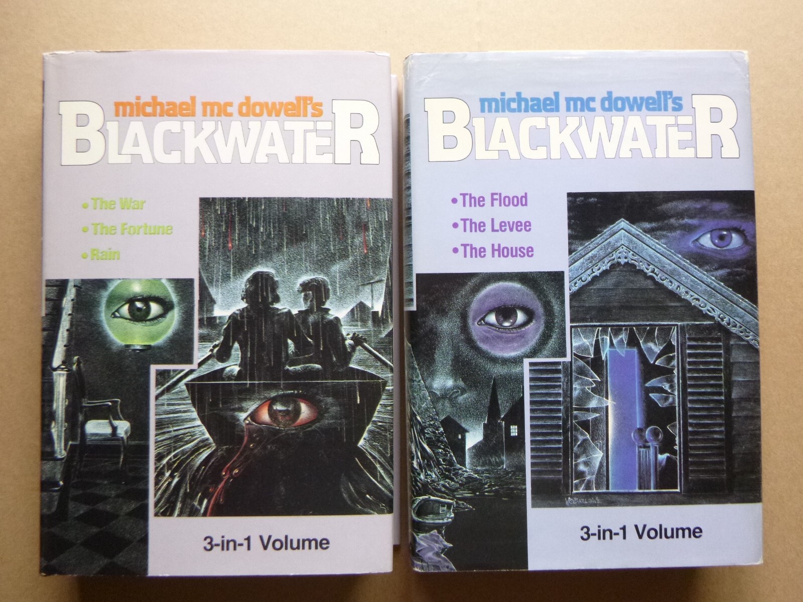 洋書 Blackwater 2 Volumes by Michael McDowell BLACKWATER Michael McDowell 2 volumes 1st hardcover editions