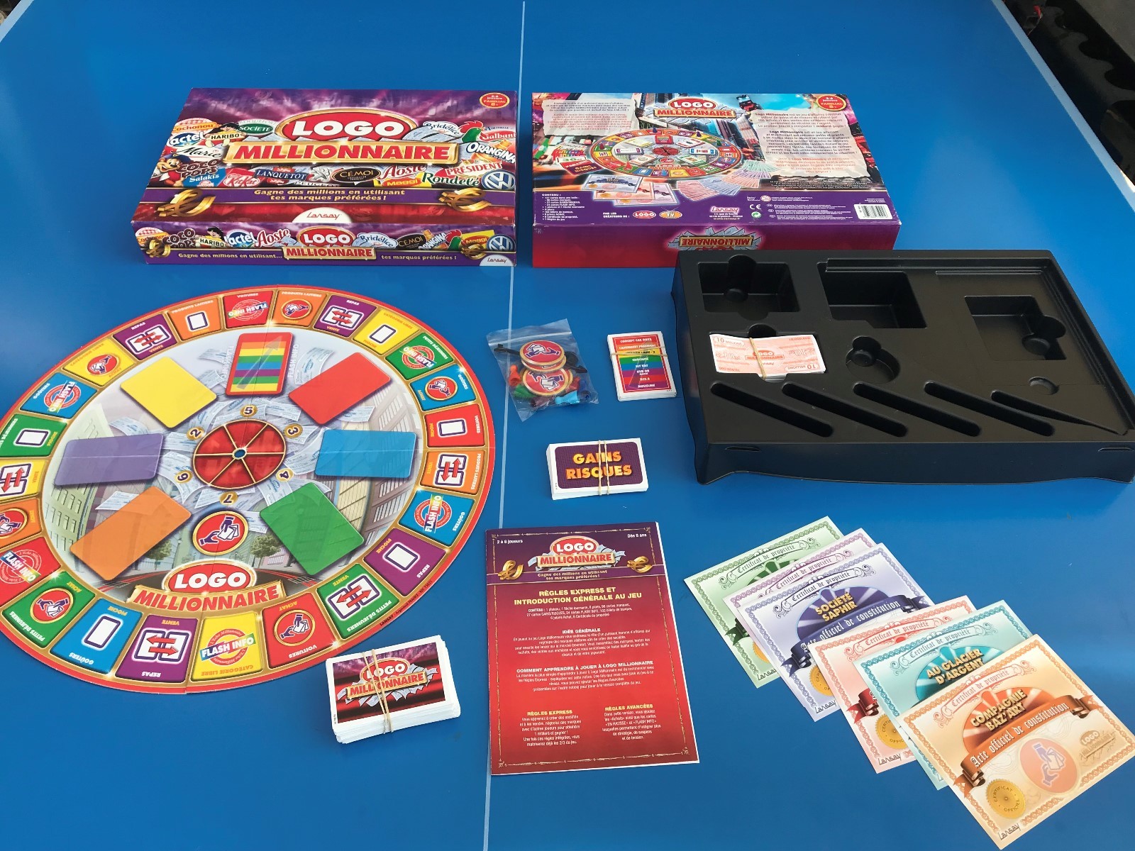 Lansay 75021 Jeu De Societe Logo Millionnaire Des Marques Tbe Complet N 4 Ebay