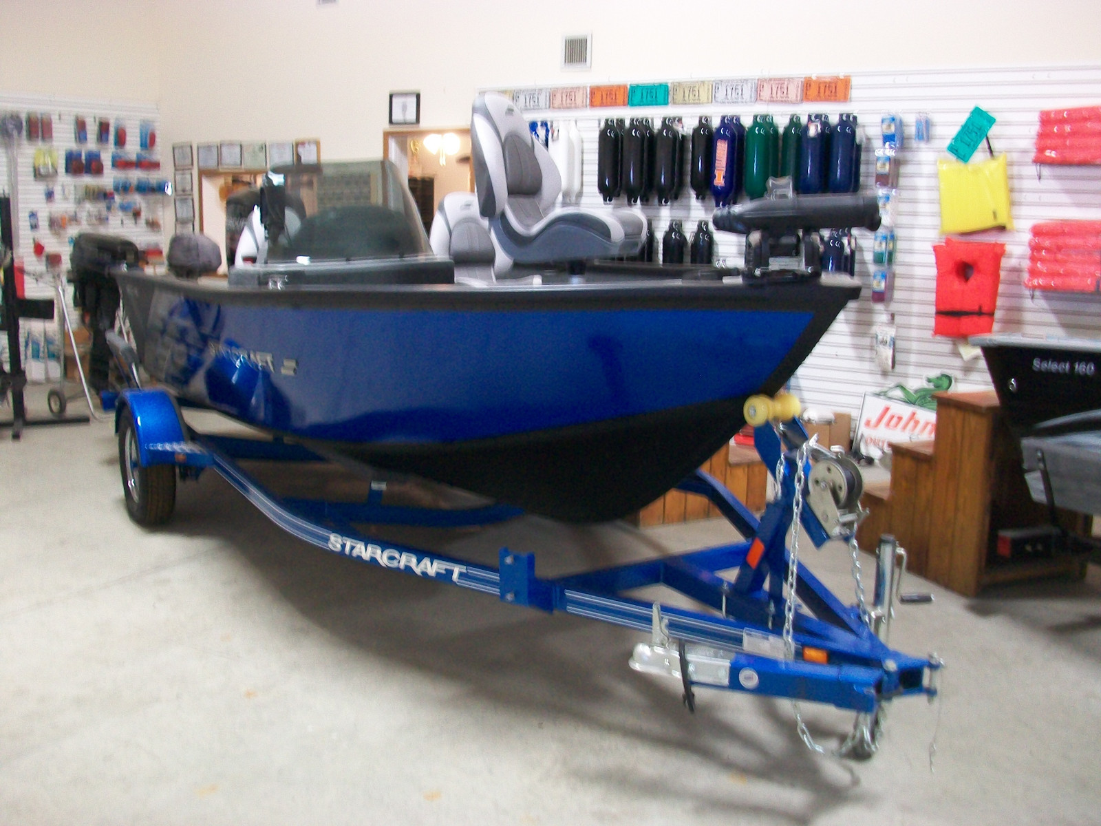 2017 STARCRAFT STEALTH 166SC, TRAILMASTER TRAILER, MERCURY 75ELPT 4 STROKE, NEW