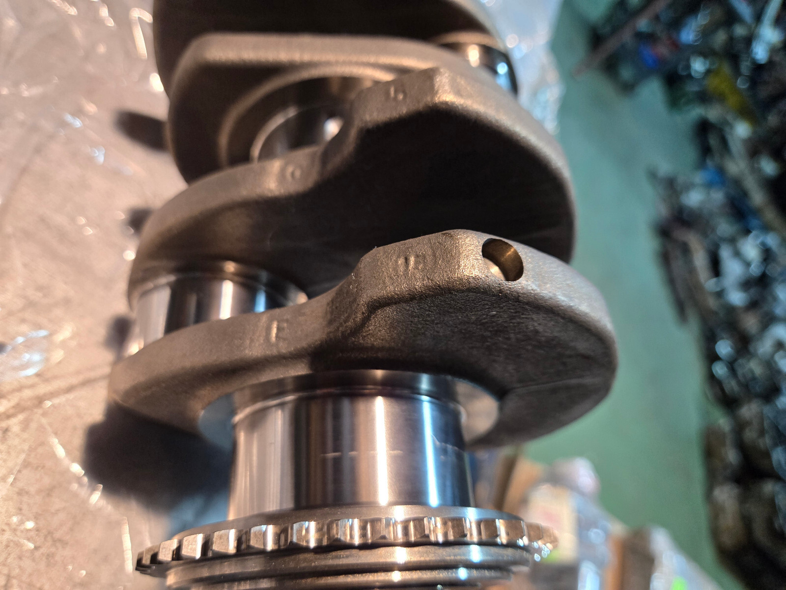 BK3Z-6303-A Motorcraft Crankshaft for 2015-2019 3.2L Ford Powerstroke - Picture 12 of 12