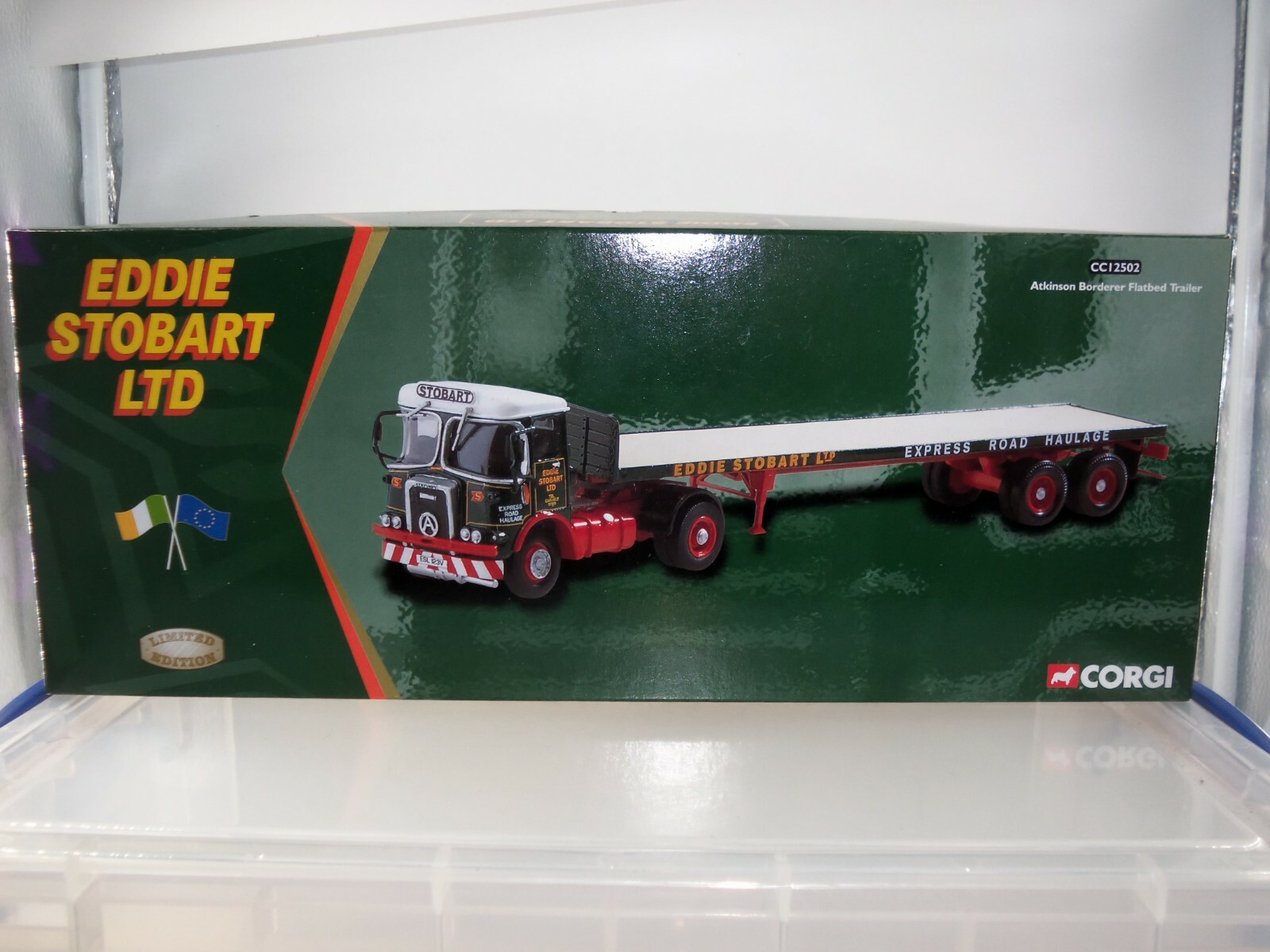 CORGI CC12502 ATKINSON BORDERER ARTIC EDDIE STOBART FLATBED CORGI CC12502 ATKINSON BORDERER ARTIC EDDIE STOBART FLATBED