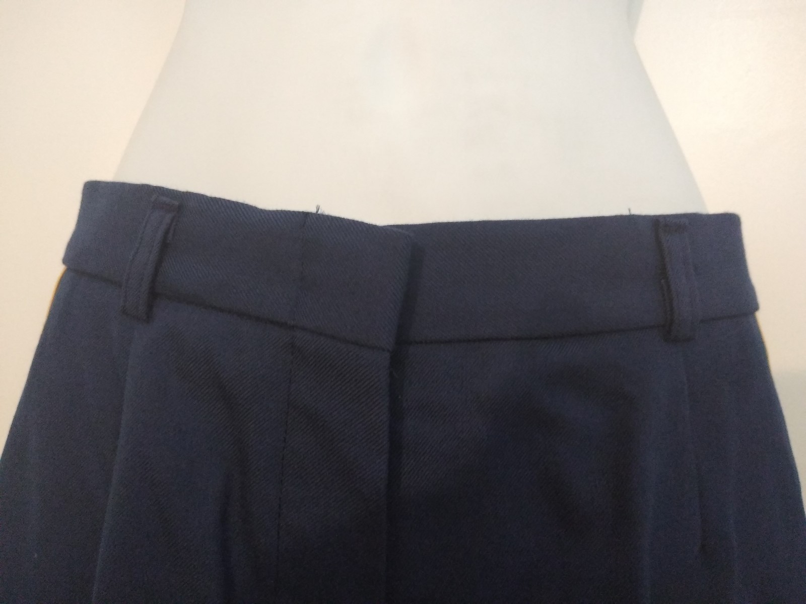 NEW US ARMY Dress Blue Uniform Pants, Trousers, Slacks Gold/Yellow Stripe