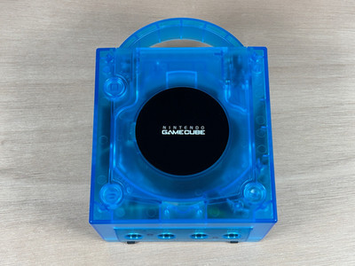 Console Nintendo Gamecube Custom Ice Blue GC Cubeode 1.2 DOL 001