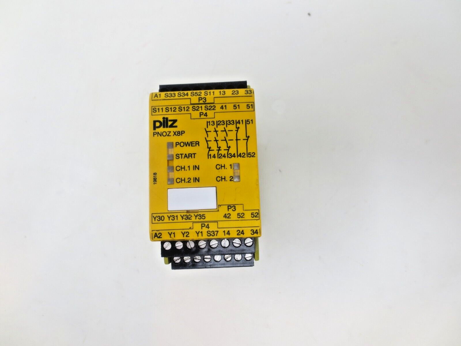 PILZ  PNOZ X8P  24 VDC SAFETY RELAY