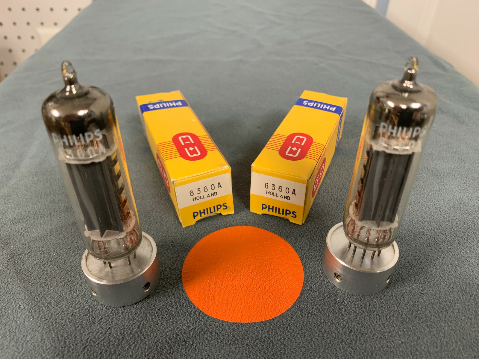 2x Philips 6360 / QQEO3-12 Twin Tetrode Tubes - Sencore