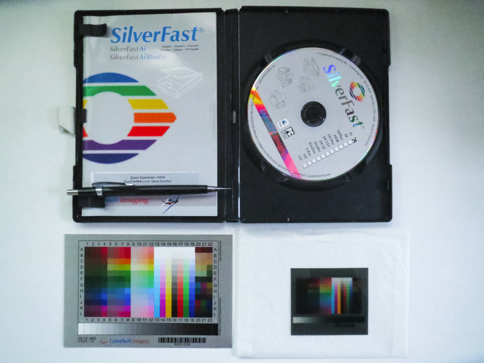 SilverFast Ai 6.6 Epson 10000XL + iT8 Calibration Targets 10x15 & 6x7