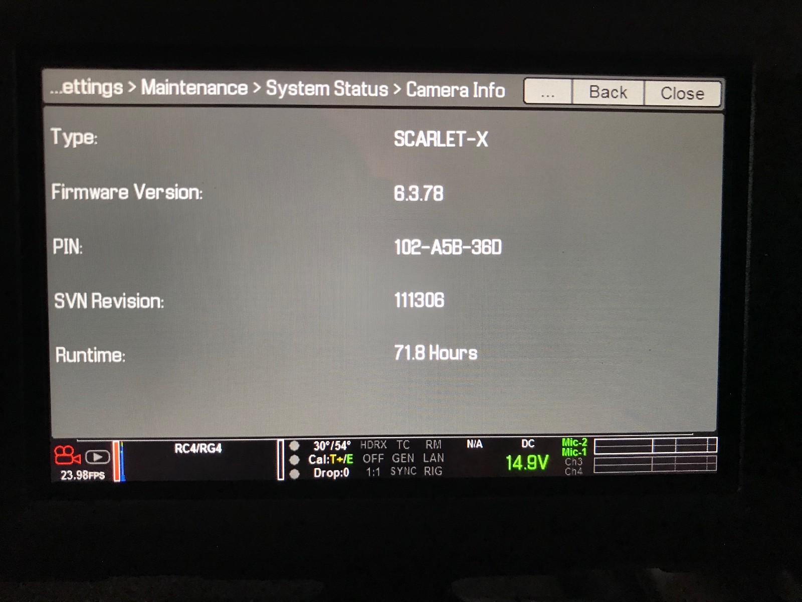 Red Scarlet-X 4K Cinema Camera Scarlet Mysterium-X PL Package