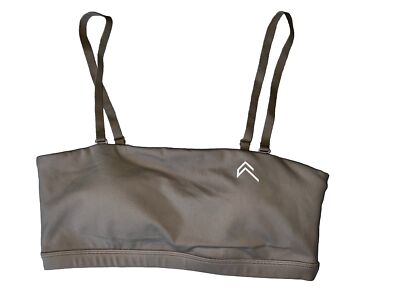 NWT ONER ACTIVE LARGE EVERYDAY BANDEAU BRALETTE SAND VERSATILE STRAPS 