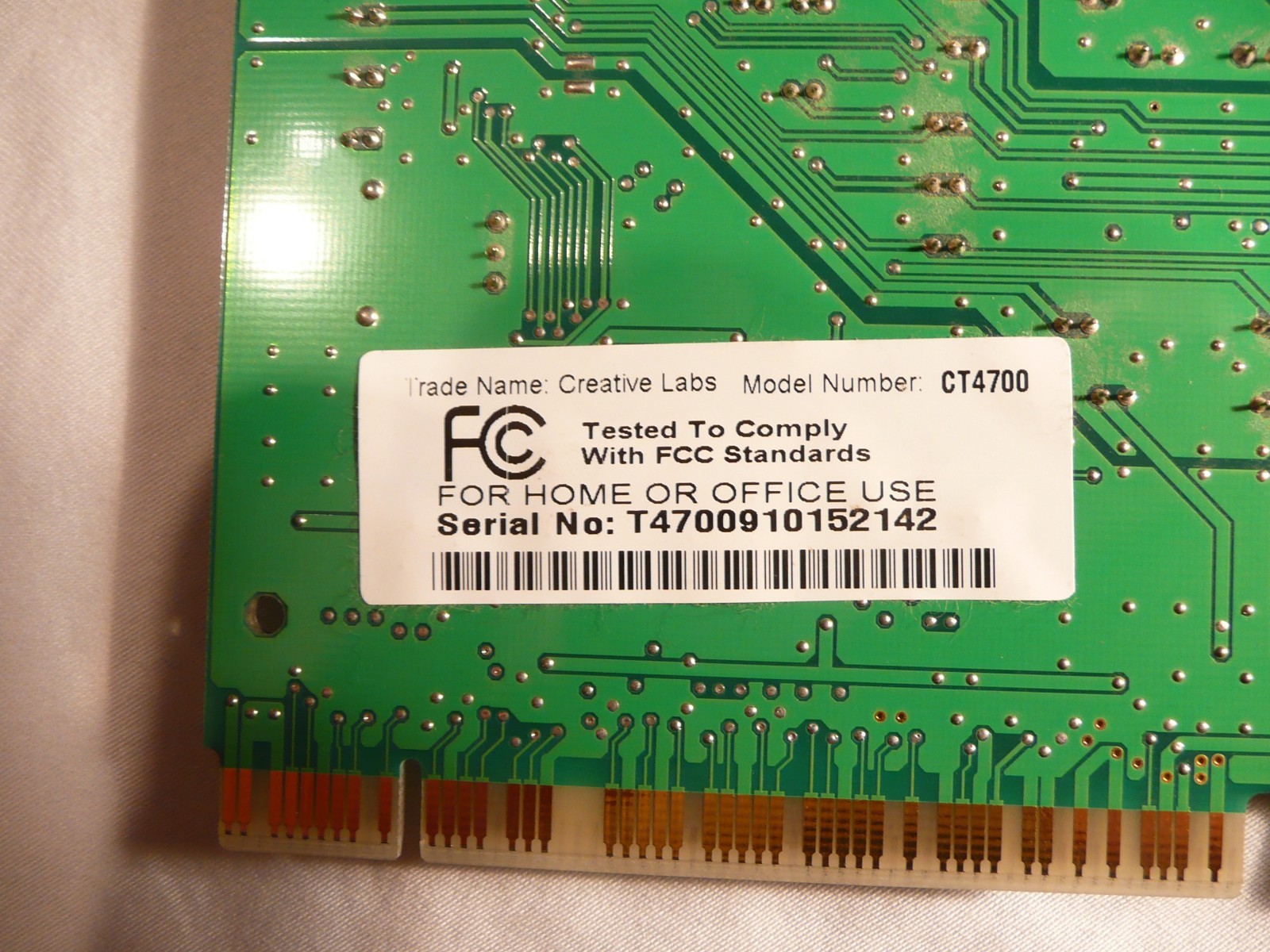 CREATIVE SoundBlaster PCI 128 PCI Sound Card CT4700